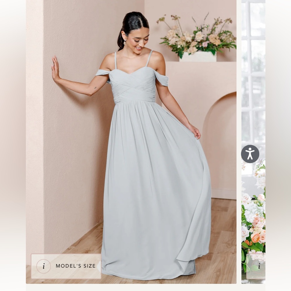 Kennedy Chiffon Convertible Dress Dove Grey
